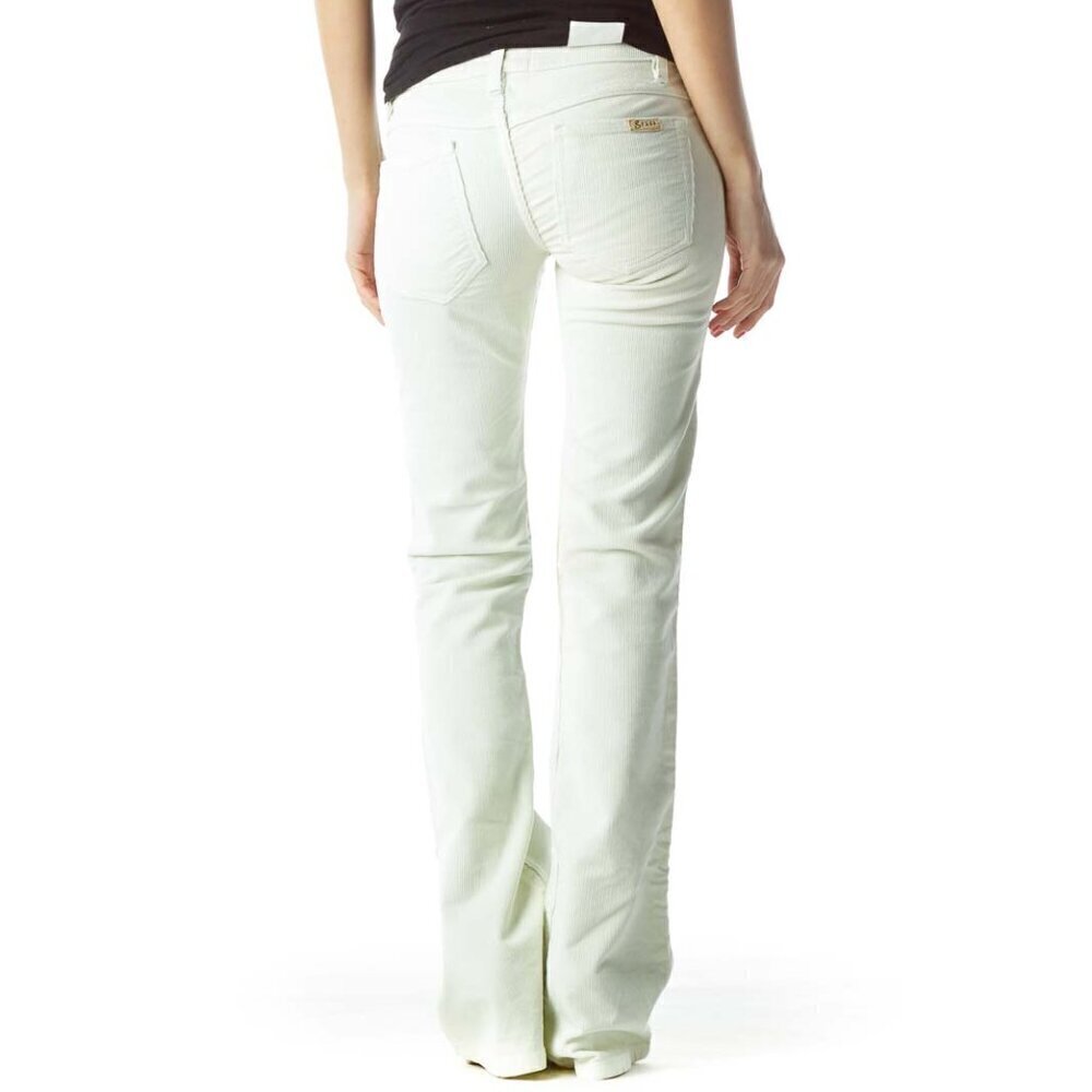 Grass LA Green Corduroy Zippered Denim Jeans - Picture 3 of 3